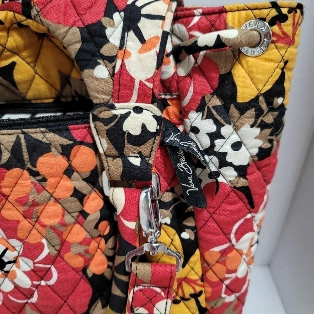 Vera Bradley Bittersweet Convertible Backpack Tote Bag Retired Print